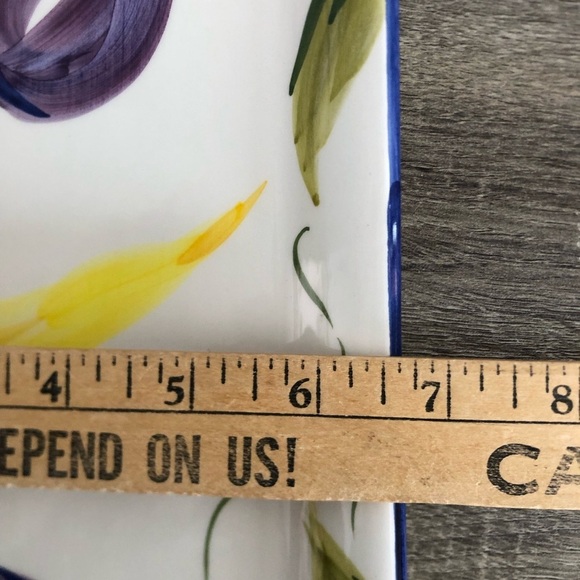 Vtg Farval Portugal Ceramic Serving Platter - Picture 9 of 12